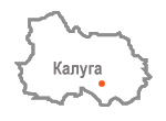 Калужская область. Карта.